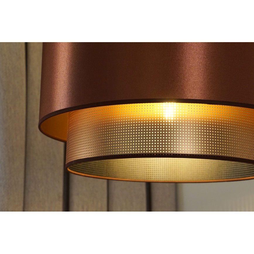 Duolla - Lámpara colgante COPPER SHINY 1xE27/15W/230V diá. 45 cm cobre