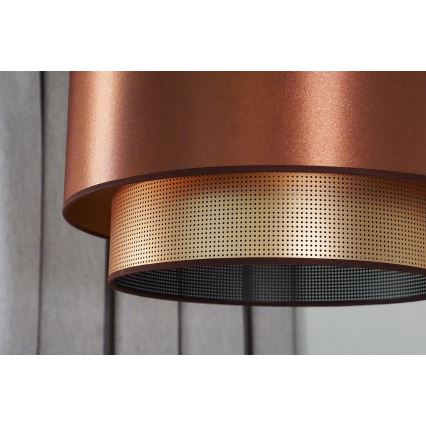 Duolla - Lámpara colgante COPPER SHINY 1xE27/15W/230V diá. 45 cm cobre