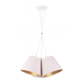 Duolla - Lámpara colgante TWIGGY 3xE27/40W/230V diá. 60 cm blanco
