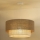 Duolla - Lámpara colgante YUTE BOHO 3xE27/15W/230V diá. 60 cm marrón/color crema