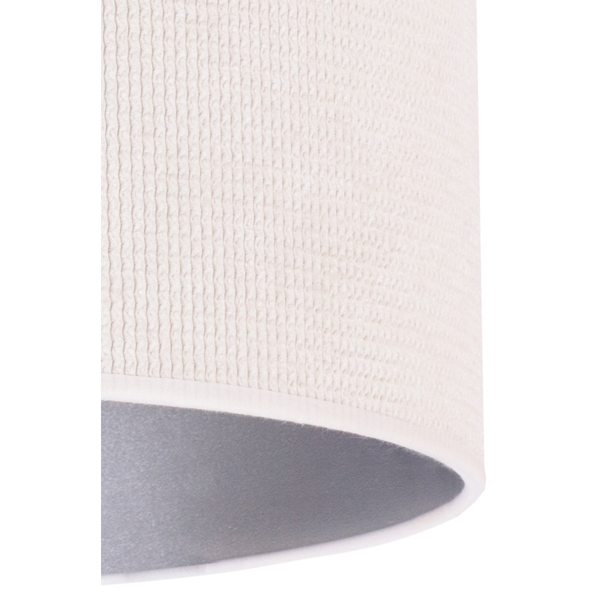 Duolla - Lámpara de mesa LYON 1xE27/15W/230V diá. 30 cm color crema