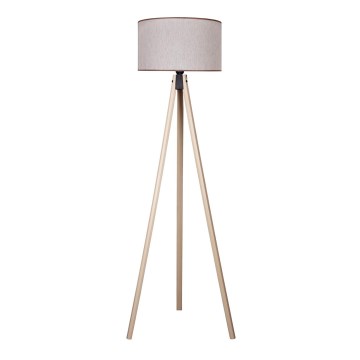 Duolla - Lámpara de pie 1xE27/60W/230V diá. 44 cm beige