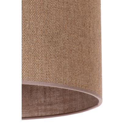 Duolla - Lámpara de pie 1xE27/60W/230V diá. 44 cm marrón/beige