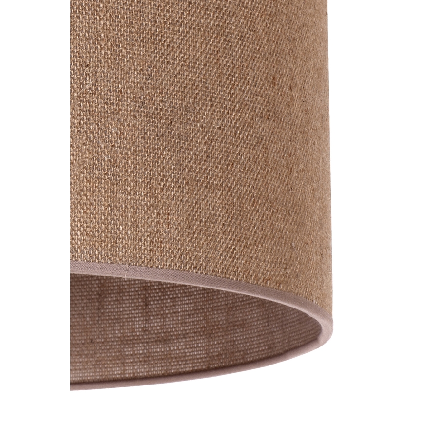Duolla - Lámpara de pie 1xE27/60W/230V diá. 44 cm marrón/beige