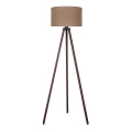 Duolla - Lámpara de pie 1xE27/60W/230V diá. 44 cm marrón