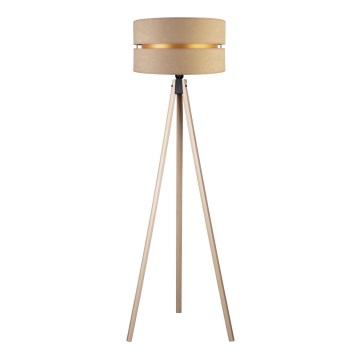 Duolla - Lámpara de pie DUO 1xE27/60W/230V diá. 44 cm beige