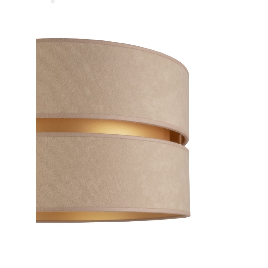 Duolla - Lámpara de pie DUO 1xE27/60W/230V diá. 44 cm beige/marrón