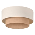 Duolla - Lámpara de techo BOHO 3xE27/15W/230V Ø 60 cm crema/beige