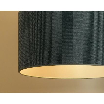 Duolla - Lámpara de techo CORDUROY 1xE27/15W/230V diá. 40 cm azul claro