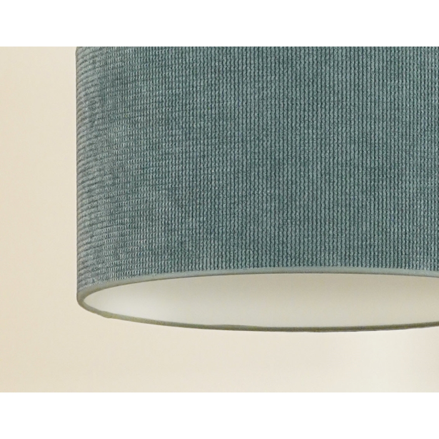 Duolla - Lámpara de techo CORDUROY 1xE27/15W/230V diá. 40 cm azul claro