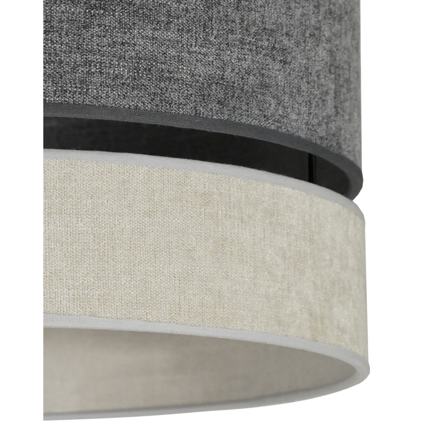 Duolla - Lámpara de techo DOUBLE 1xE27/15W/230V diá. 40 cm gris