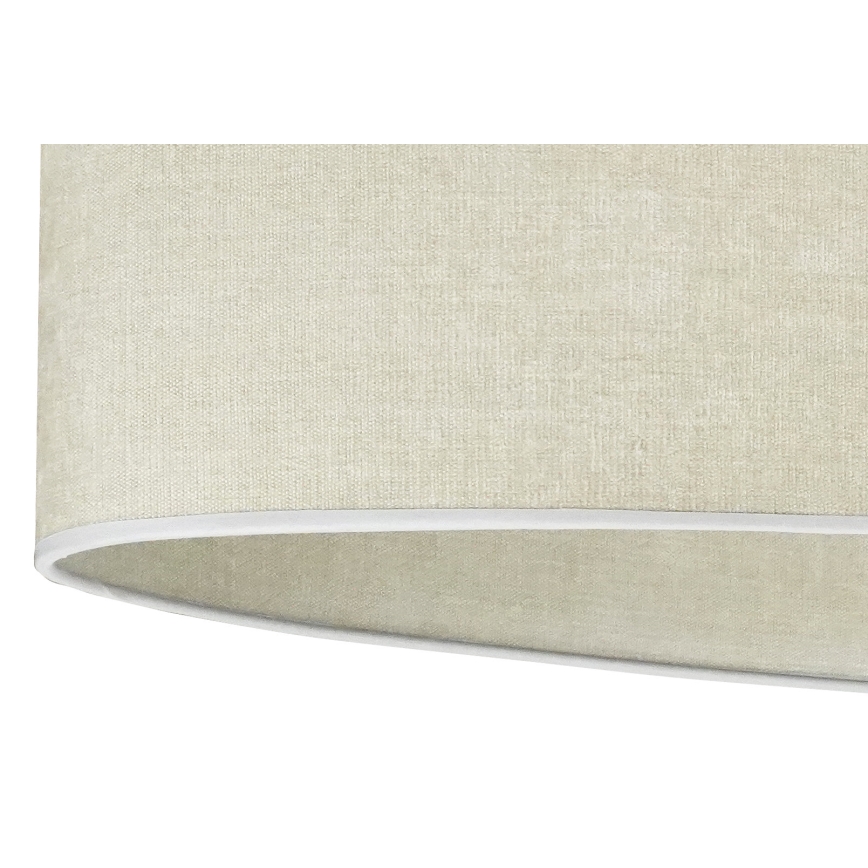 Duolla - Lámpara de techo OVAL 1xE27/15W/230V gris