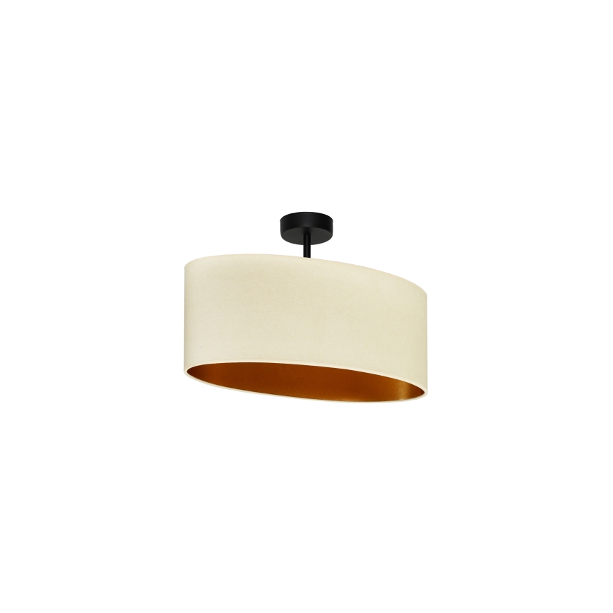 Duolla - Lámpara de techo OVAL VEGAN 1xE27/15W/230V color crema