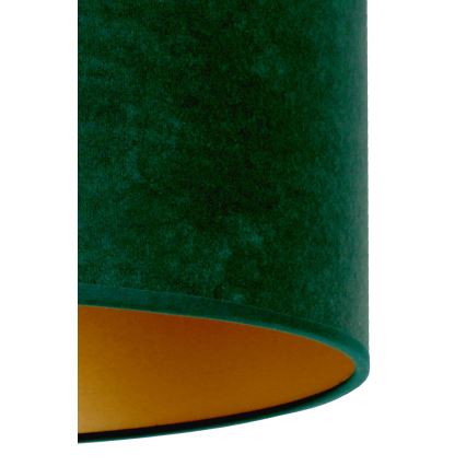 Duolla - Lámpara de techo ROLLER 1xE27/15W/230V Ø 40 cm verde oscuro/dorado