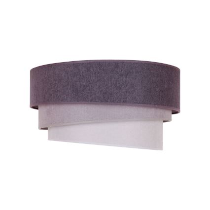 Duolla - Lámpara de techo TRIO 1xE27/15W/230V Ø 45 cm antracita/gris/blanco