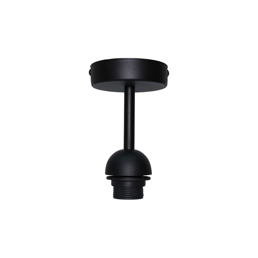 Duolla - Lámpara de techo WOOD BOHO 1xE27/15W/230V diá. 45 cm negro/beige