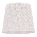 Duolla - Pantalla para lámpara de mesa CLASSIC M E27 diá. 24 cm blanco