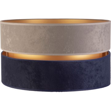 Duolla - Pantalla universal DUO E27 diá. 40 cm gris/azul/dorado
