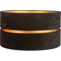 Duolla - Pantalla universal DUO E27 diá. 40 cm negro/dorado