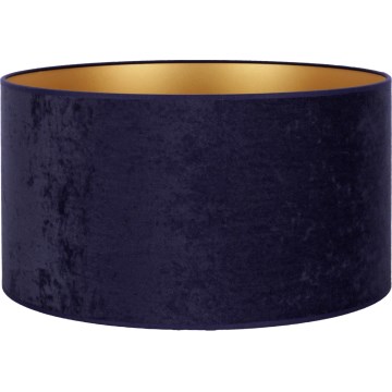 Duolla - Pantalla universal VELVET E27 diá. 35 cm azul/dorado