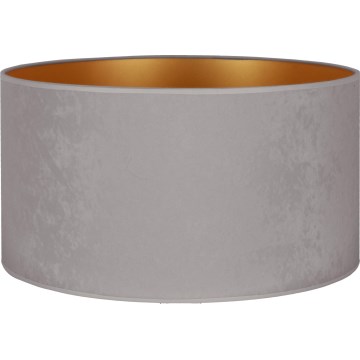 Duolla - Pantalla universal VELVET E27 diá. 35 cm gris/dorado