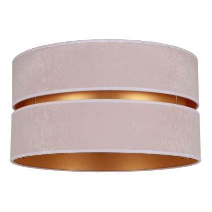 Duolla - Plafón DUO 1xE27/15W/230V diá. 40 cm beige/dorado