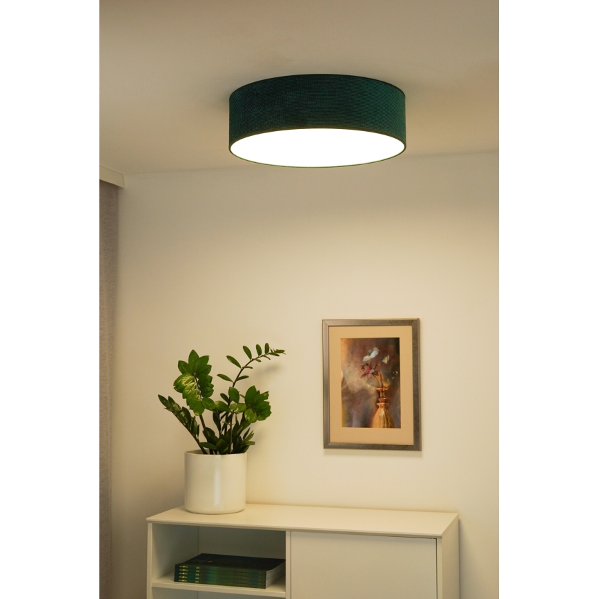 Duolla - Plafón LED CORTINA LED/26W/230V diá. 45 cm 4000K verde