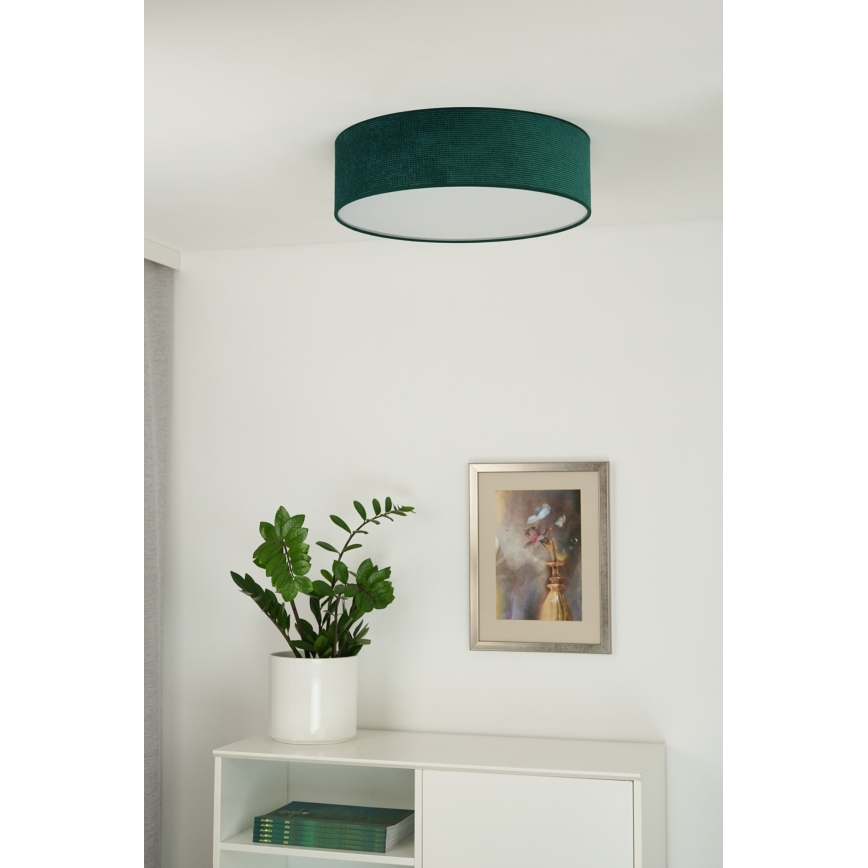 Duolla - Plafón LED CORTINA LED/26W/230V diá. 45 cm 4000K verde