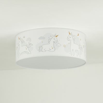 Duolla - Plafón LED infantil CORTINA LED/26W/230V diá. 40 cm 4000K