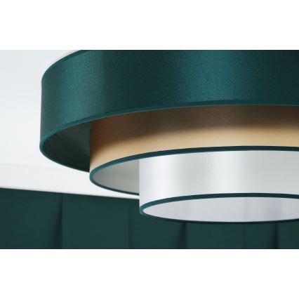 Duolla - Plafón LED LUNETA LED/26W/230V diá. 60 cm 4000K Verde/dorado/blanco