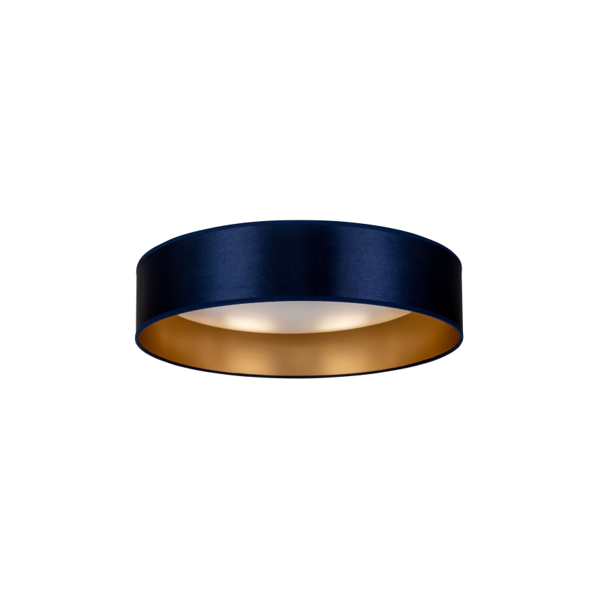 Duolla - Plafón LED ROLLER LED/24W/230V diá. 45 cm azul/dorado