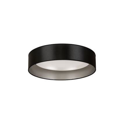 Duolla - Plafón LED ROLLER LED/24W/230V diá. 45 cm negro/plata