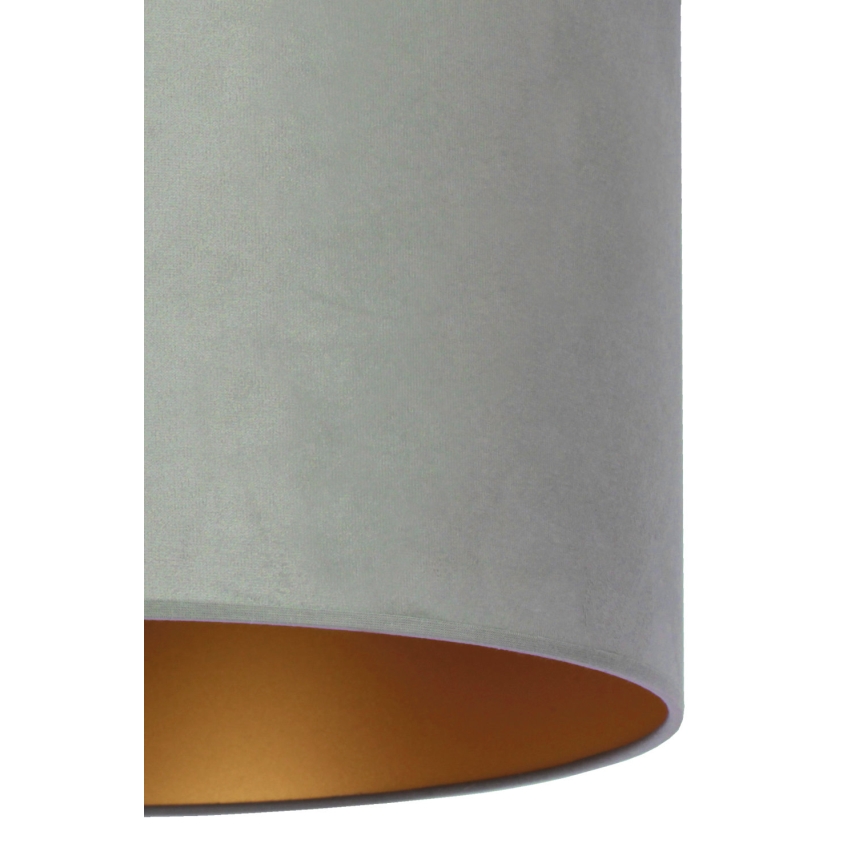 Duolla - Plafón ROLLER 1xE27/15W/230V diá. 40 cm verde claro/dorado