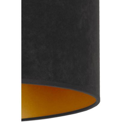 Duolla - Lámpara de techo ROLLER 3xE27/15W/230V Ø 60 cm negro/dorado