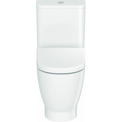 Duravit 20600900002 - Inodoro combinado D-CODE, cerámica, blanco brillante