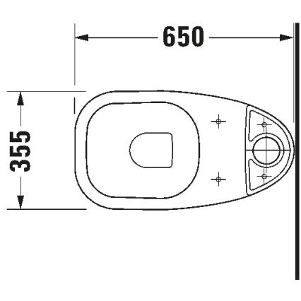 Duravit 21110100002 - Inodoro combinado D-CODE, cerámica, blanco brillante