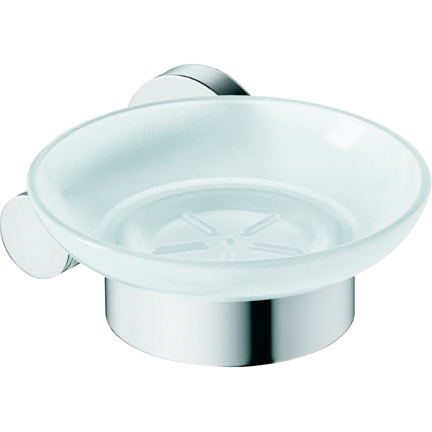 Duravit 99181000 - Jabonera de pared D-CODE, derecha, cromo pulido