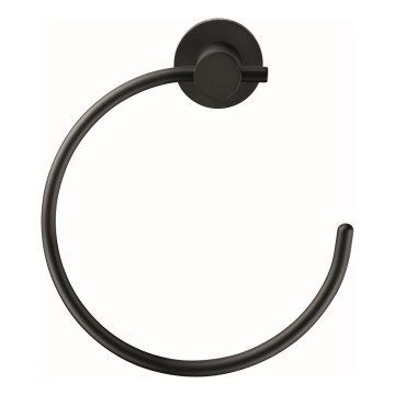 Duravit 99214600 - Toallero de pared D-CODE negro mate