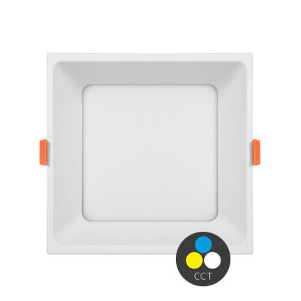Lámpara empotrable LED TONY LED/12W/230V 3000/4000/6500K 12x12 cm blanco