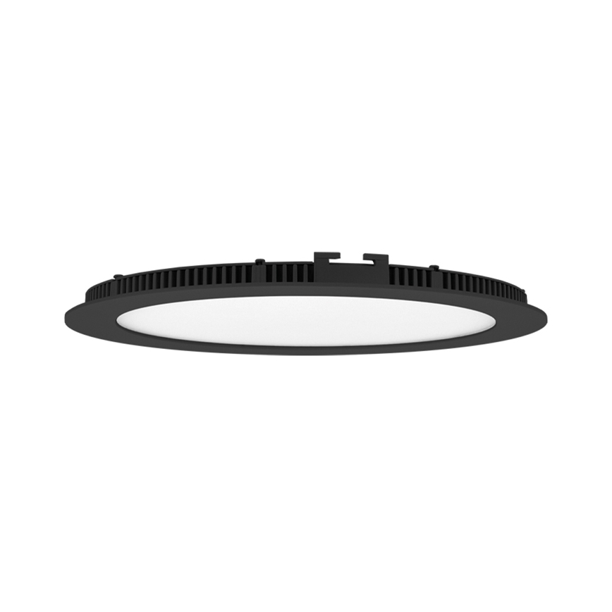 Lámpara empotrable de baño LED LADA LED/18W/230V 3000/4000/6000K diá. 22 cm IP44 negro