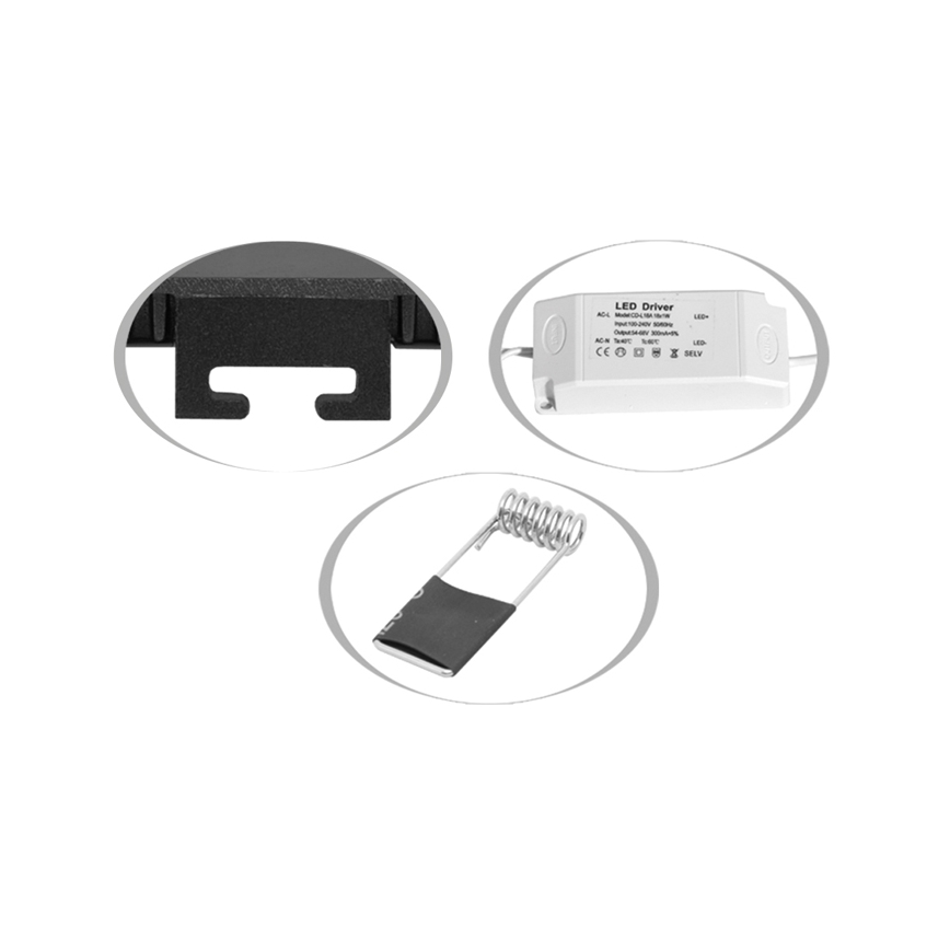 Lámpara empotrable de baño LED LADA LED/25W/230V 3000/4000/6000K diá. 30 cm IP44 blanco