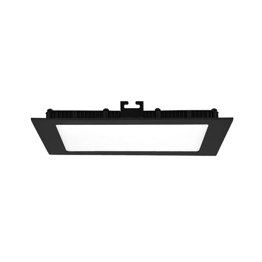 Lámpara empotrable de baño LED RAFA LED/18W/230V 3000/4000/6000K 22x22 cm IP44 negro