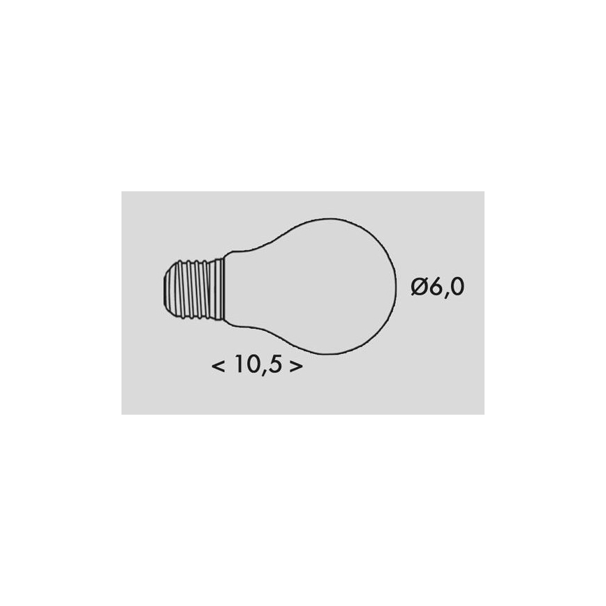 Bombilla LED RETRO A60 E27/5W/230V 3000K 1055lm