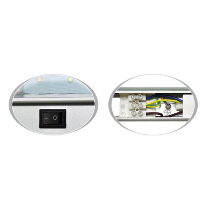 Lámpara LED debajo del gabinete GANYS LED/15W/230V