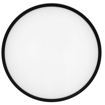 Plafón LED de exterior con sensor MARTIN LED/25W/230V 3000/4000K diá. 35 cm IP65 negro