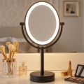 Eglo 201599 - Espejo de maquillaje con iluminación LED LED/4W/4xAA IP65 negro