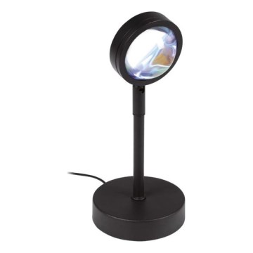 Eglo 205201 - Lámpara de mesa LED RGBW regulable, 6W/5V, 2700-6500K, IP40 + mando a distancia