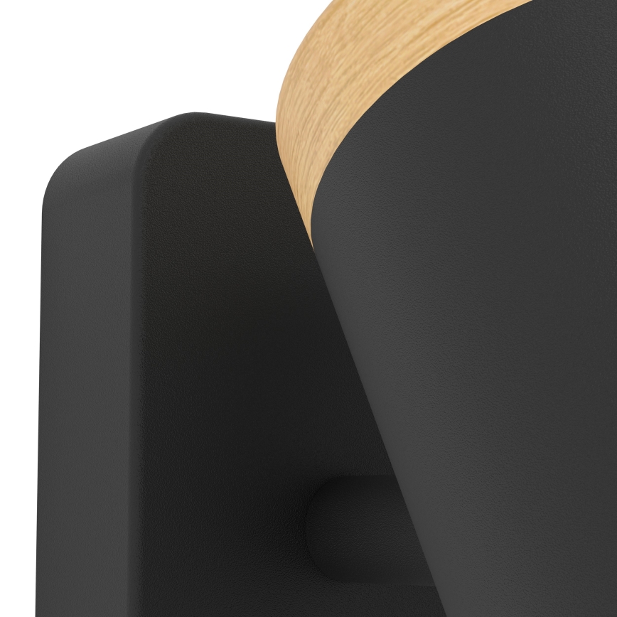 Eglo - Lámpara de focos para baño 3xGU10/3W/230V IP44 negro/beige