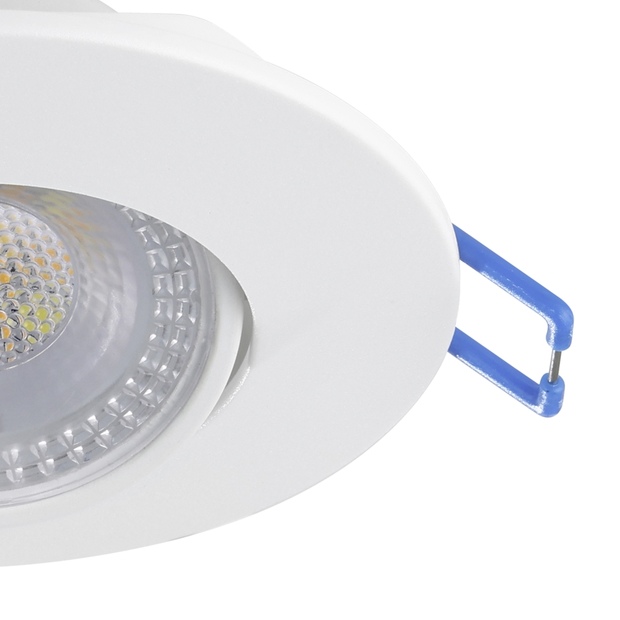 Eglo - Juego de 10 focos empotrables LED/4,9W/230V 2700/4000/6500K Ø 9 cm blanco