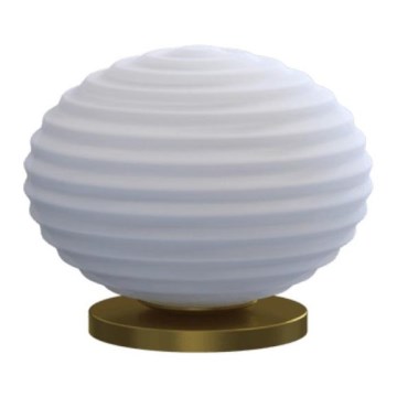 Eglo 300502 - Lámpara de mesa ERCALTO 1xE27/25W/230V dorada